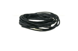 Corda in pelle nera 2 m/m