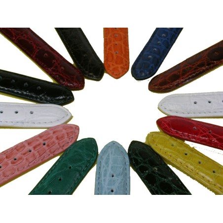 Cinturino vero cocco semi bombato