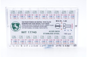 Viti per fondello di casse, testa piatta