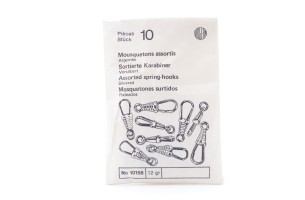 Assortimento moschettoni