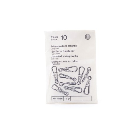 Assortimento moschettoni