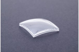 Vetro piano scavato lati curvi