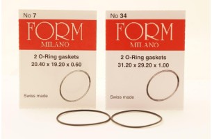 Guarnizioni 2 pezzi rossa