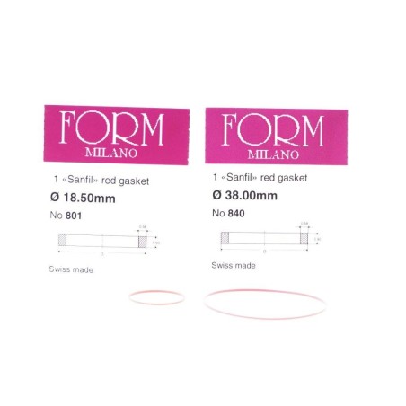 Guarnizioni rosse sanfil