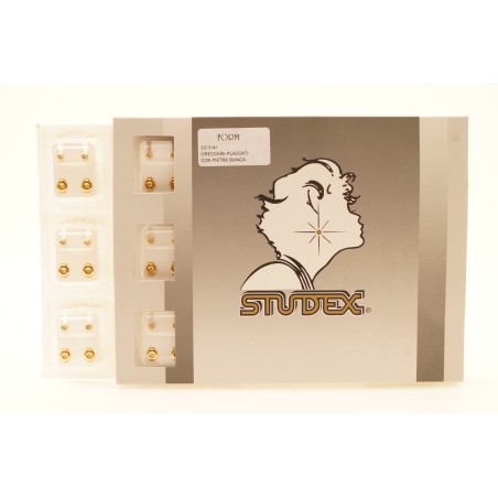 Orecchini brillantini placcati in oro