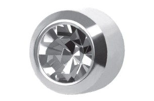 Orecchini brillantini in acciaio mini