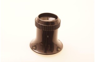 Lente in materiale sintetico con bague