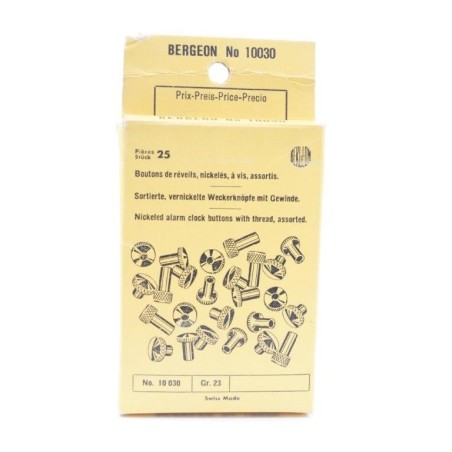 Assortimento bottoni per sveglie