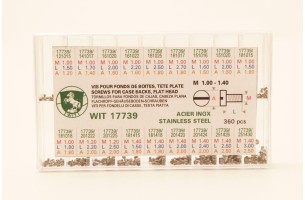 Viti per fondello di casse, testa piatta 360 pezzi