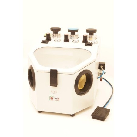 Sabbiatrice a tre moduli con riciclo