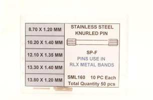 Assortimento di 50 perni in acciaio inox per le maglie dei bracciali Rolex