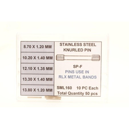 Assortimento di 50 perni in acciaio inox per le maglie dei bracciali Rolex