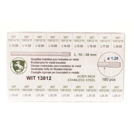 Assortimento coppiglie per bracciali in metallo