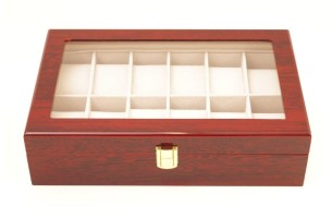 Scatola similpelle 10 box orologi