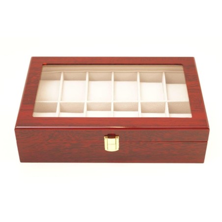 Scatola similpelle 10 box orologi