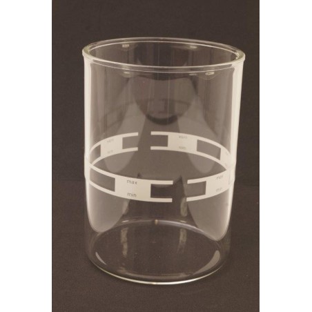 Vaso in vetro per Elmasolvex RM