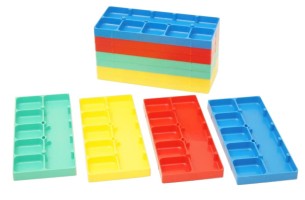 Vassoio a 6 scompartimenti