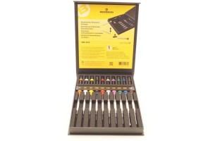 Assortimento di 10 cacciaviti in acciaio inox