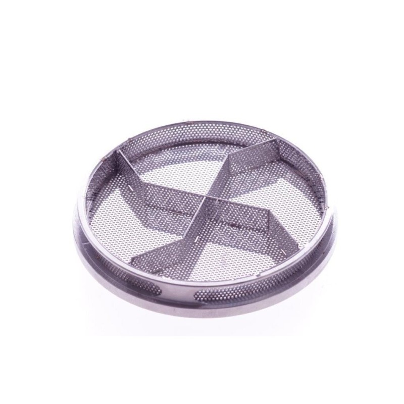 Cestello in acciaio inox a 4 scomparti a S