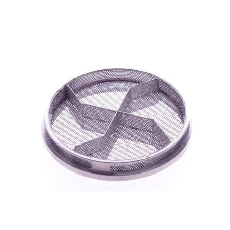 Cestello in acciaio inox a 4 scomparti a S