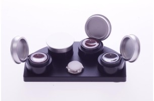 Porta olio a scomparti