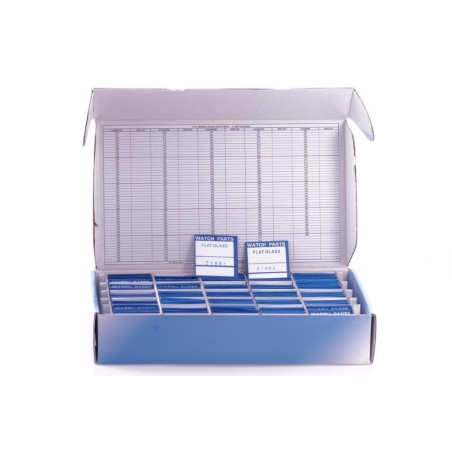 Assortimento vetri minerali piani con bisello lucido