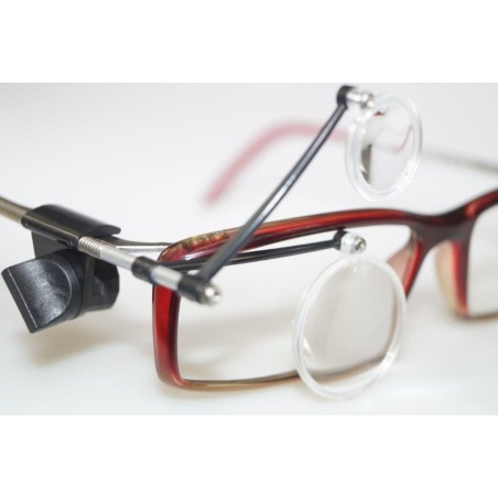 Lente per occhiali doppia 14X