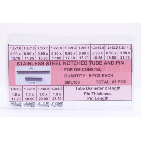 Assortimento  tubo e perno di fissaggio